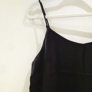 Vintage Dana Rosa Black Slip Dress